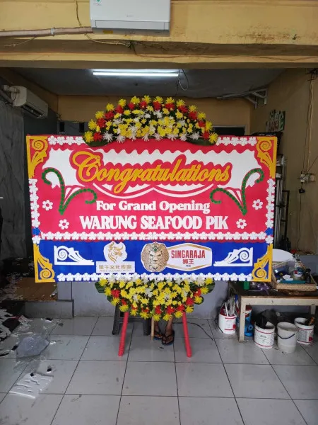 Papan Bunga Ucapan Selamat Pesona Alam Resort Puncak
