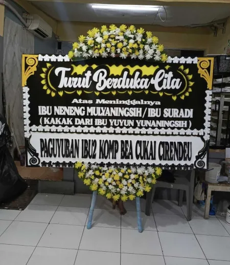 Papan Bunga Duka Pesona Alam Resort Puncak